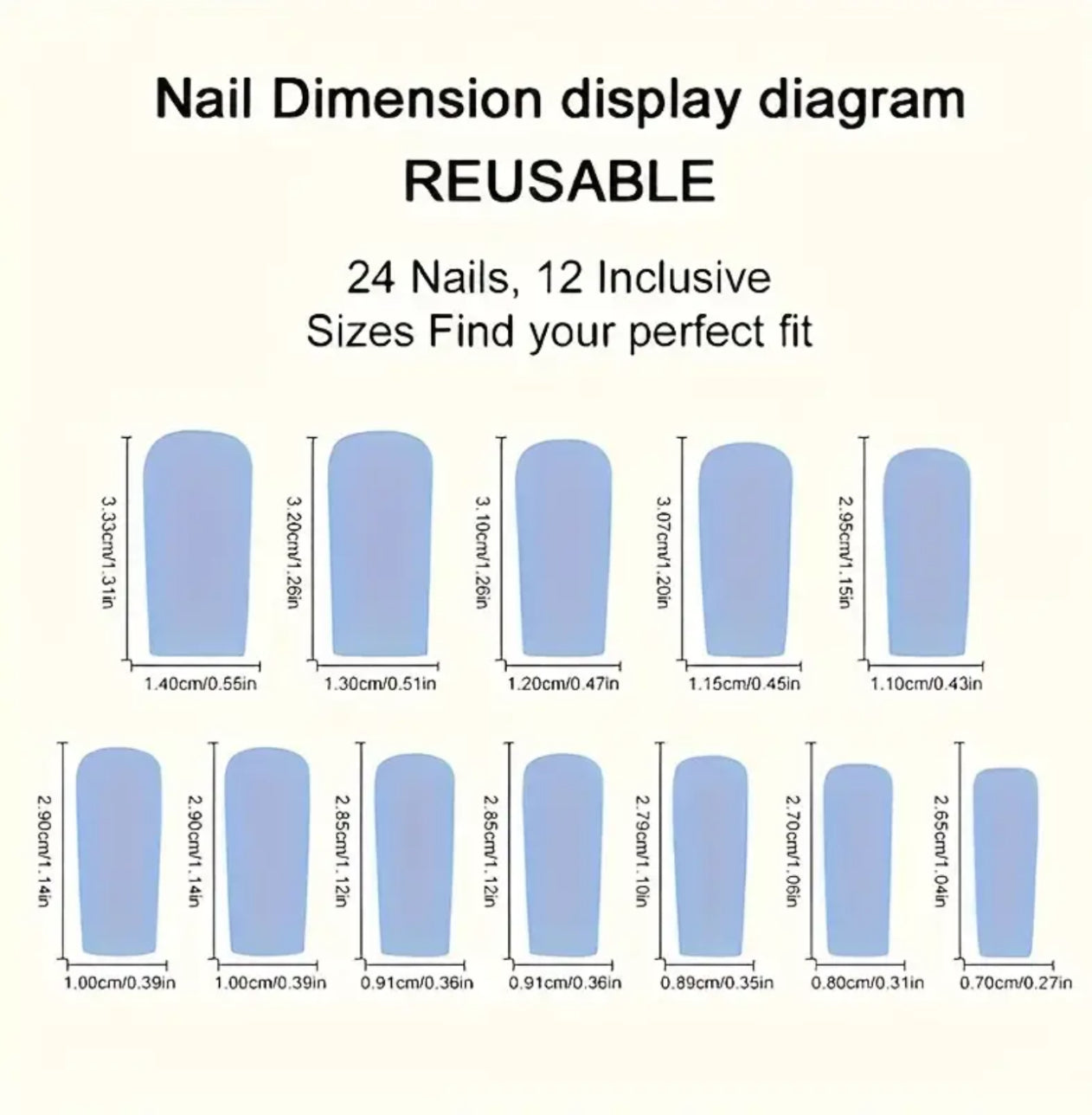 48pcs Bright Pink Press-On Nails with Cherry Heart, Cross, Stars, and Animal Patterns - Medium Length Square Fake Nails for Birthdays, Valentine's Day, Mother's Day, Graduation Parties