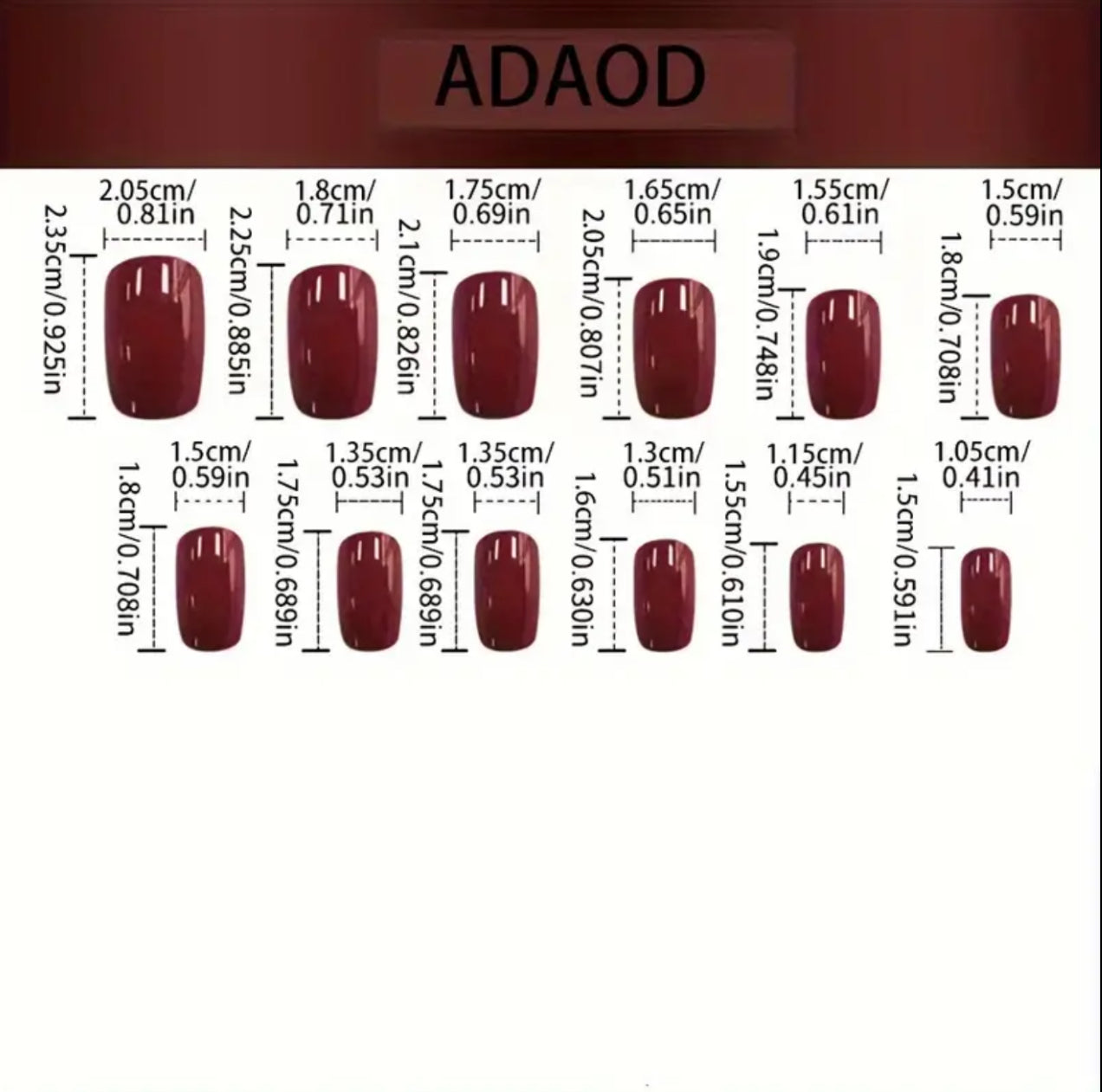 [Halloween Nail Art] 24pcs Halloween Square Burnt Forest Twilight Retro Woodland Detachable Nail Art Set